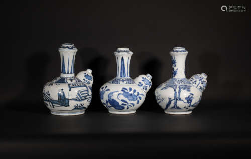 A Collection of Blue and White Kendis Wanli Period