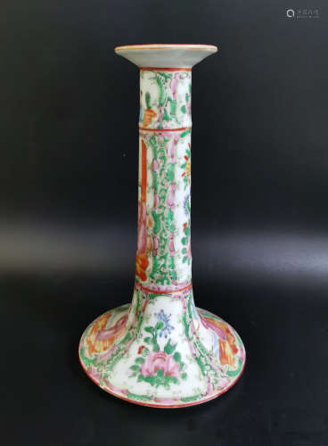 A Cantonese Famille Rose Vase Guangxu Period