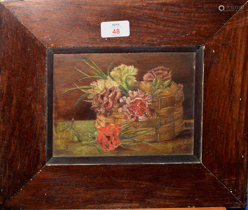 Ethel Lee (19th/20th Century), Still Life Study, oil on panel, signed lower right, 14 x 19cm,