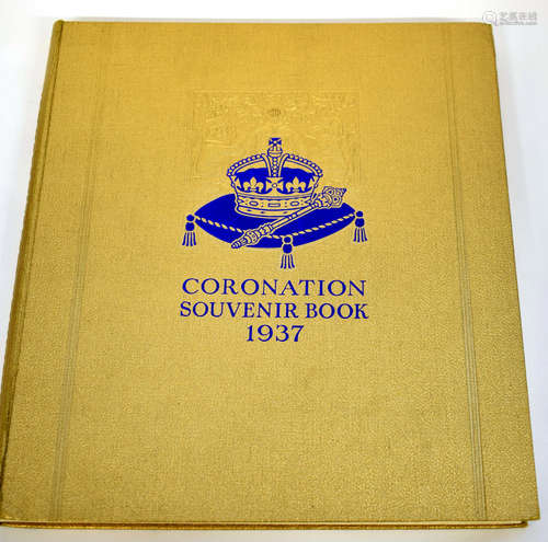 Coronation souvenir book for 1937 for George VI, published by The Daily Express