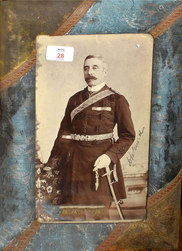 Mayall Gallery (19th century), Portrait of a seated gent holding a book, hand coloured photograph,