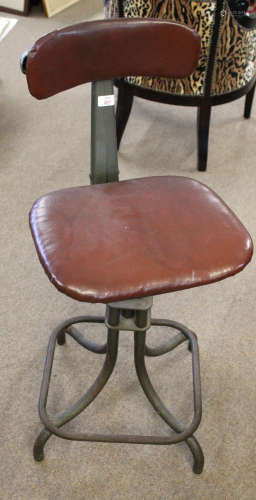 Vintage Leabank swivel office/desk chair