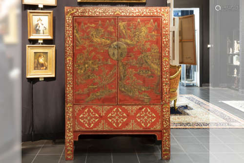 CHINA QING DYNASTION (1644 1912) two door cabinet …