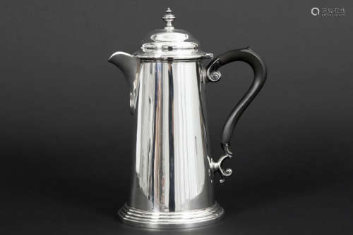 GEORGE HOPE antique coffee pot in solid silver, ma…