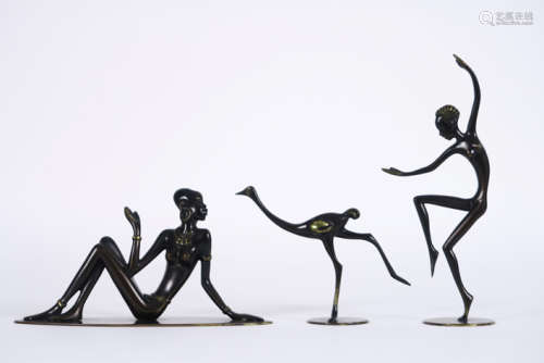 ROHAC RICHARD (1906 1965) three small sculptures w…