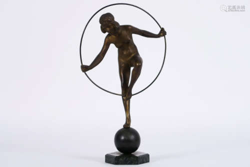 Art Deco sculpture in bronze : \