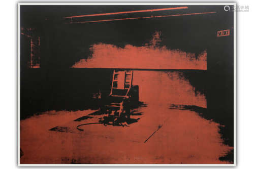 WARHOL ANDY (1930 1987) silkscreen on 250 ex. Elec…