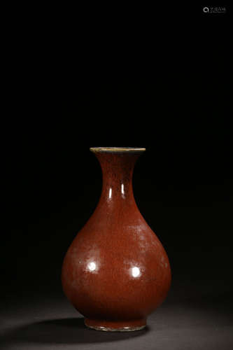 A COPPER-RED GLAZED YUHUCHUNPING