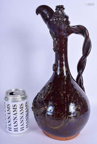 A LARGE 19TH CENTURY TURKISH OTTOMAN ISLAMIC POTTERY