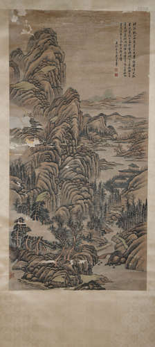 WANGHUI LANDSCAPE QING DYNASTY