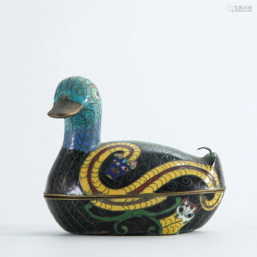 A CHINESE CLOISONNE …