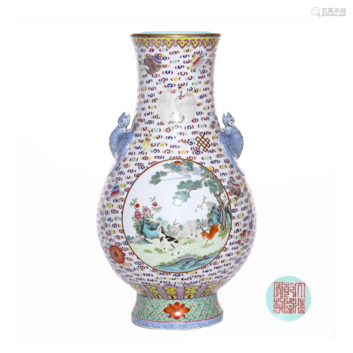 A CHINESE FAMILLE ROSE PORCELAIN WINE …