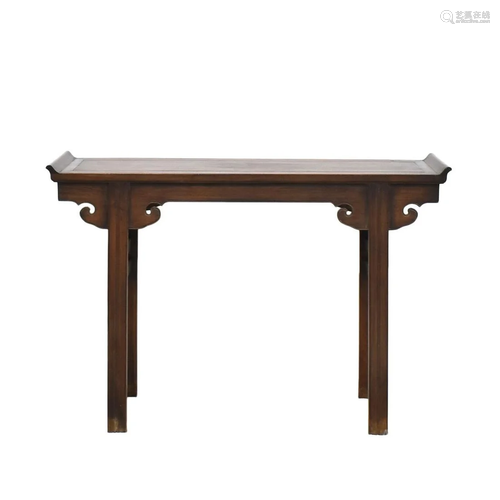 HUANGHUALI EVERTED RIM ALTAR TABLE