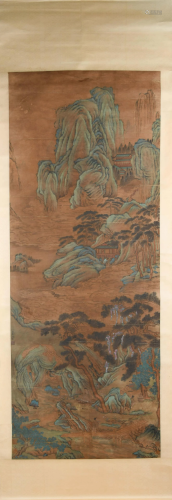 A CHINESE LANDSCAPE PAINTING, Z…