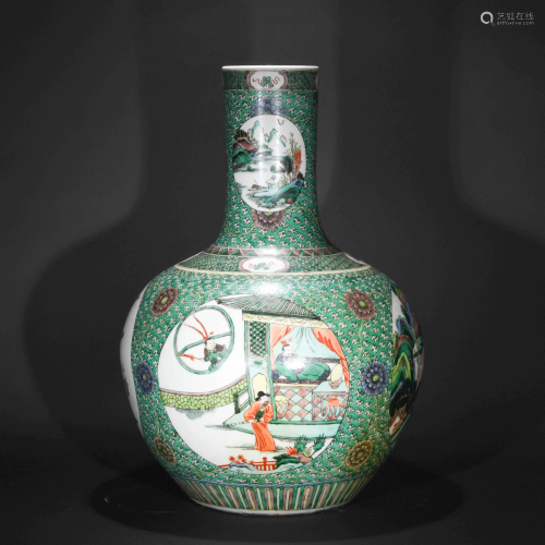 A CHINESE COLORFUL PORCELAIN B…