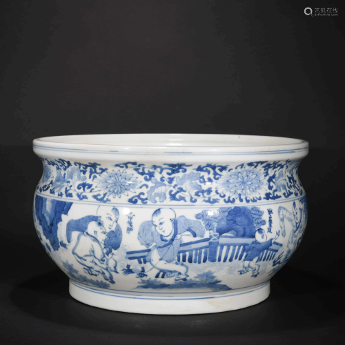 A CHINESE BLUE AND WHITE PORCELAIN I…