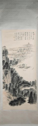 A CHINESE LANDSCAPE PAINTING,Z…