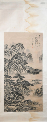 A CHINESE LANDSCAPE PAINTING, G…