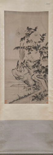 A CHINESE PAINTING, CUI BAI MARK