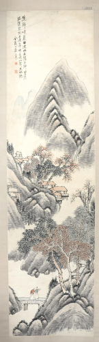 A CHINESE LANDSCAPE PAINTING, C…