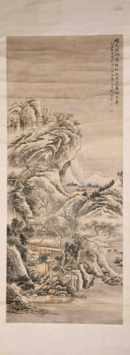 A CHINESE LANDSCAPE PAINTING,TA…