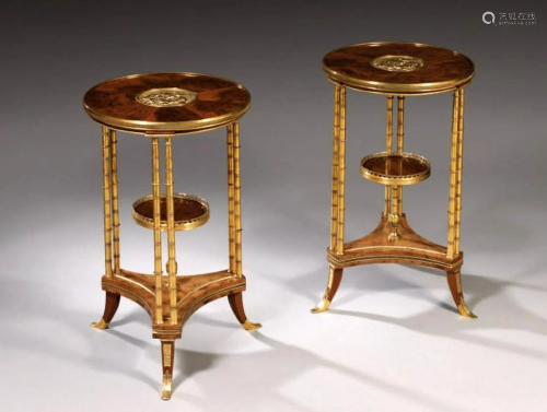 A Pair of End Tables