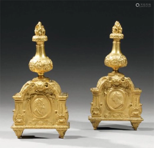 A Pair of Andirons