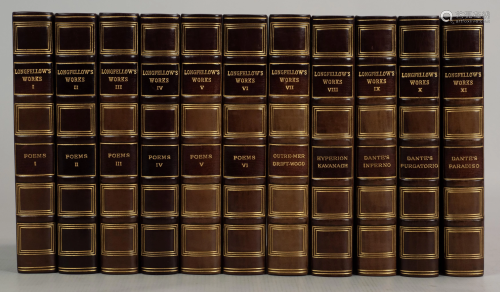 Henry Wadsworth Longfellow 11 Volumes Co…