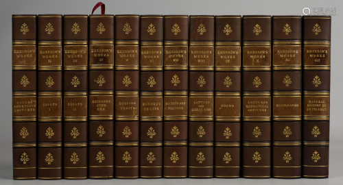 Ralph Waldo Emerson 12 Volumes Com…