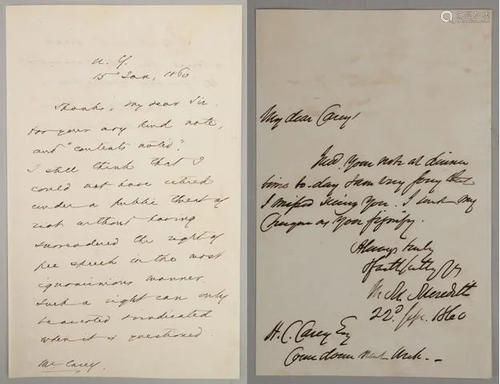 Manuscript Letter, signed George William C…