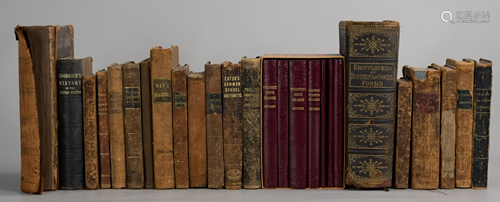 Group of (26) Antique School Books, Edu…