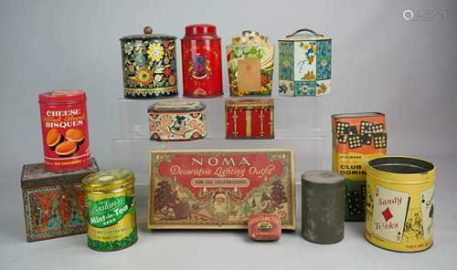 (14) Advertising Tins & Boxes