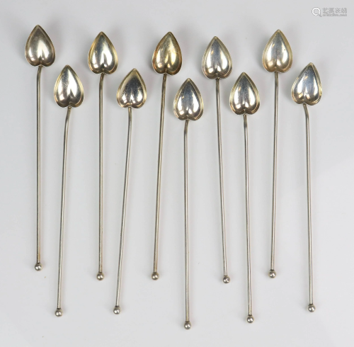 (10) Sterling Mint Julep Spoons, 3.995 TO