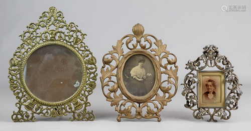 (3) Ornate Metal Frames