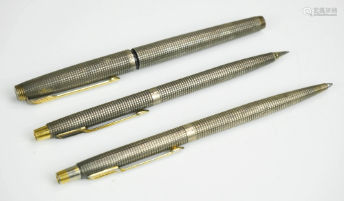 (3) Sterling Parker Pens and Pencil
