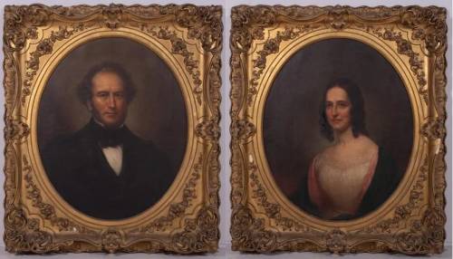 Rembrandt Peale Portraits of Mr. & Mrs. Ric…