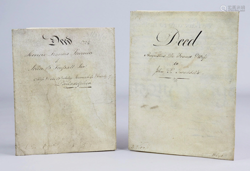 1813 Philadelphia Land Deed on Vellum