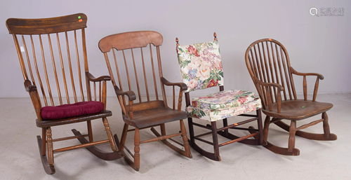 (4) rocking chairs