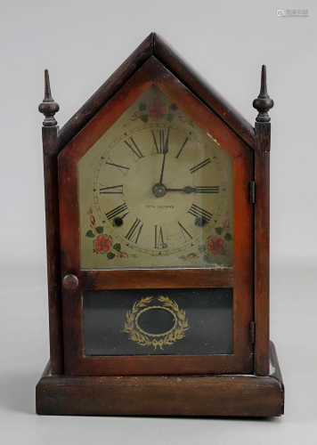 Seth Thomas Mahogany Steeple Clock