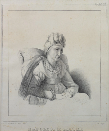 Charlotte Bonaparte, 1802-1839, Lithograph, 