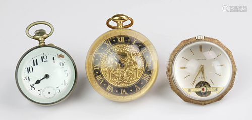 (3) Ball Desk Clocks