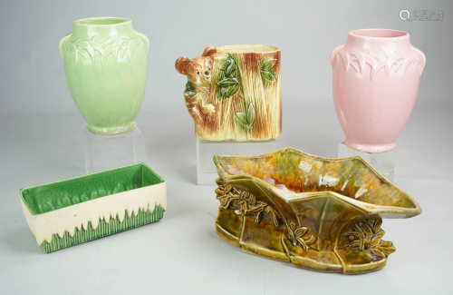 (5) McCoy Planters & Vases