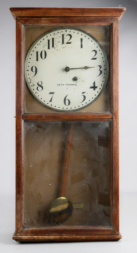 Oak Seth Thomas Wall Clock