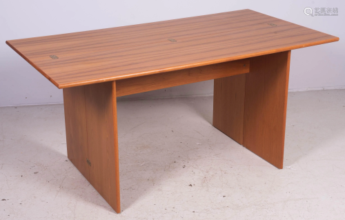 Modern Design walnut flip top dining table