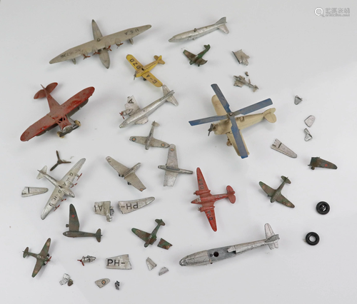 Metal Model Planes and Pieces