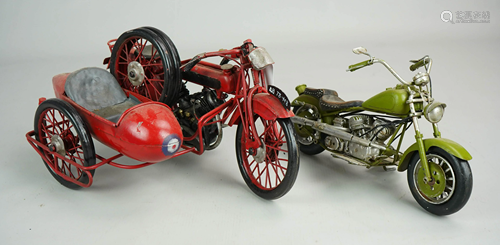 (2) Model Motorcycles