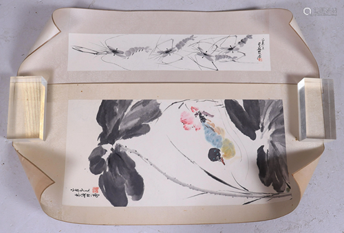 (2) Asian Scrolls