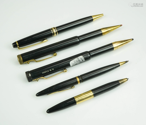 (5) Sheaffers, Montblanc, Nardi