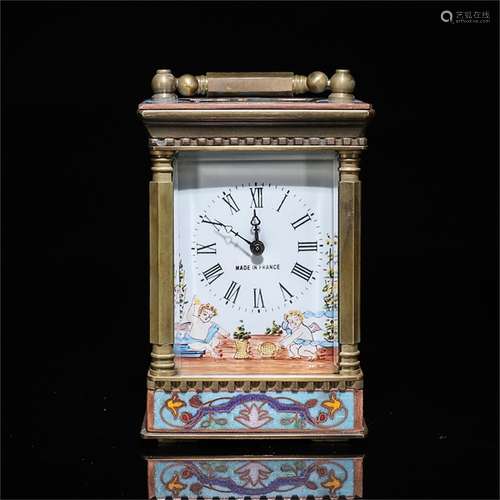 A Chinese Cloisonne Wall Clock