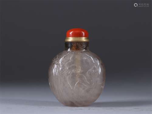 A Chinese Crystal Snuff Bottle